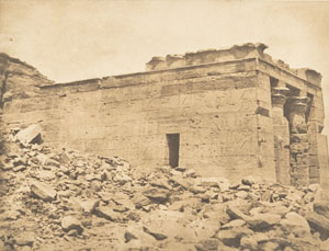 Maxime Du Camp's Vue du Pronaos du Temple de Dandour (Tropique du Cancer) (Metropolitan Museum of Art, 1850)