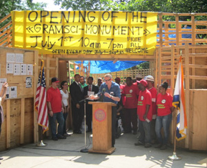 Thomas Hirschhorn's Gramsci Monument (Forest Houses, Bronx, 2013)