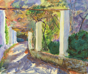 Emily Sargent's Pergola at the Villa Varramista (Tate Collection, 1908)