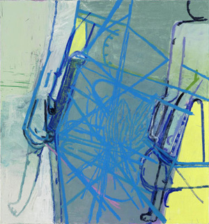 Amy Sillman's Blue Diagram (Sikkema Jenkins, 2009)